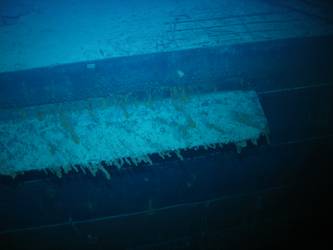 Concealment flap for above-water torpedo tubes on stbd side